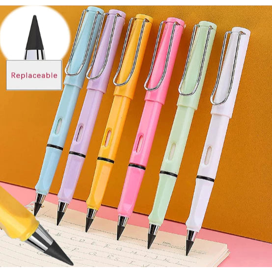 Random Color Eternal pencil black no need to sharpen pencil wear-resistant pen tip