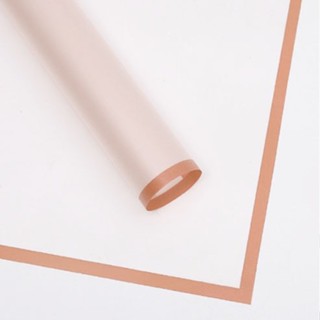 20pcs Transparent Colored Edge Flower Wrapper Korean Wrapper Accesories Paper Wrapping