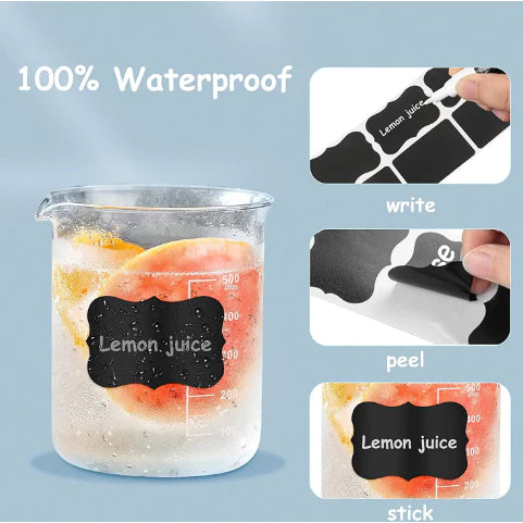 Waterproof Labels Sticker for Craft Household Kitchen Jars and Spices
