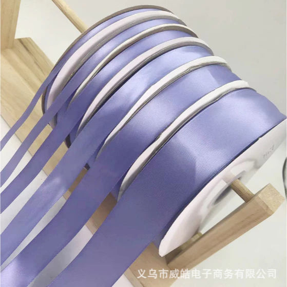 Light Purple 5 Yards High Quality Satin Ribbon High Quality (0.6cm, 2cm, 2.5cm, 5cm)