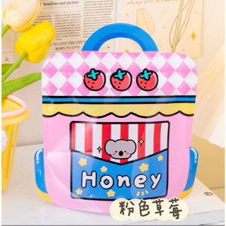 Cartoon Window Plastic Self-sealing Candy Bags, Candy Bags for Birthday Party Loot Ba