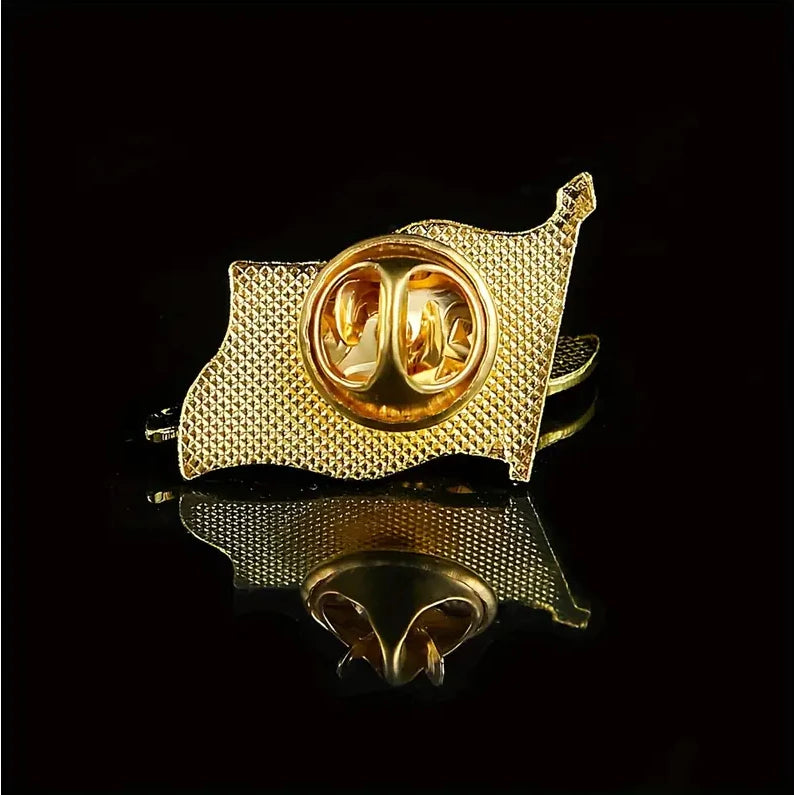 1pc/3pcs | Philippine Flag Lapel Pin, National Emblem Alloy Brooch, Tie Backpack Badge