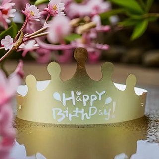 1pc Folding Birthday Hat – Happy Birthday Cake Party Hat Cap – Fun Party Decoration