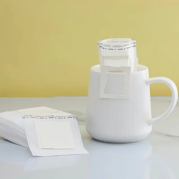 50pcs Coffee Powder Filter Bags / Coffee Drip Bag for Coffee Grounds