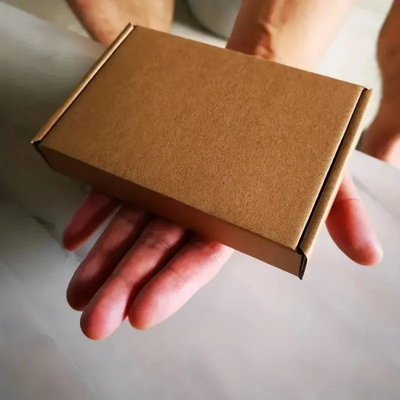 50pcs TX (13x8x2.5 cm) Brown Corrugated Cardboard Mailers Box packaging Kraft Lowest Price