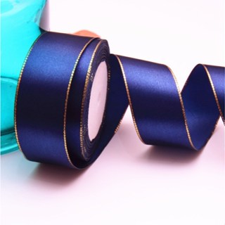 4cm double gold edge ribbon - satin ribbon, decorative ribbon, gift packaging, Ribbons