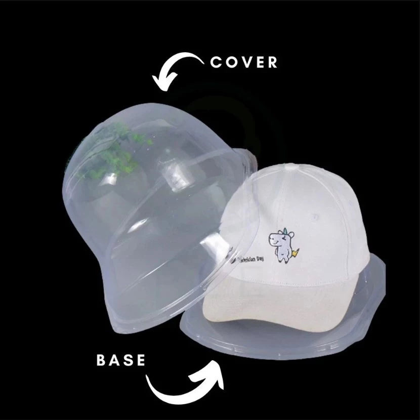 Cap Case Protector - Curve Brim & Flat Brim Transparent for Display and Collections
