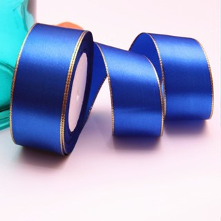 4cm double gold edge ribbon - satin ribbon, decorative ribbon, gift packaging, Ribbons