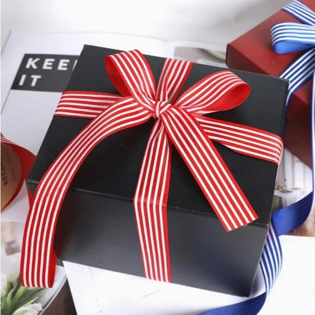 25mm | 5 yards Wide Stripe Ribbon Fresh Flower Gift Box Packaging Polyester Durable Ribbon