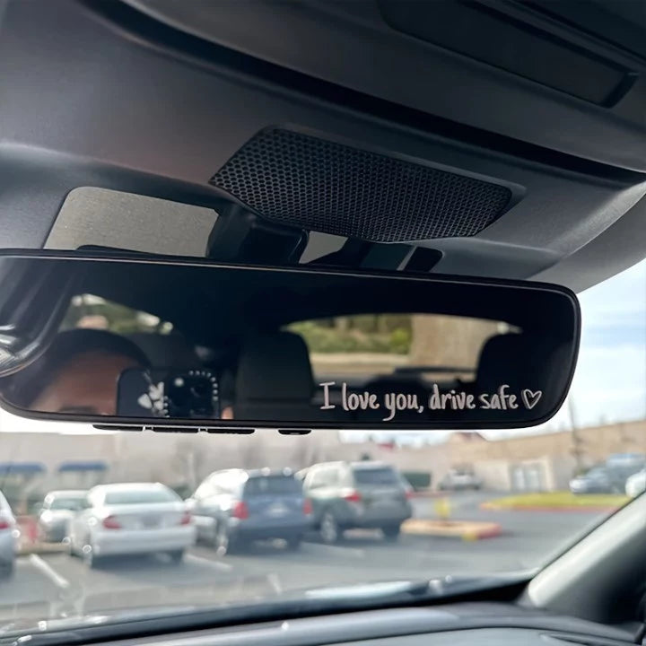 1PC Waterproof PVC Sticker for Motorcycles & Cars – Universal Rearview Mirror Decorative