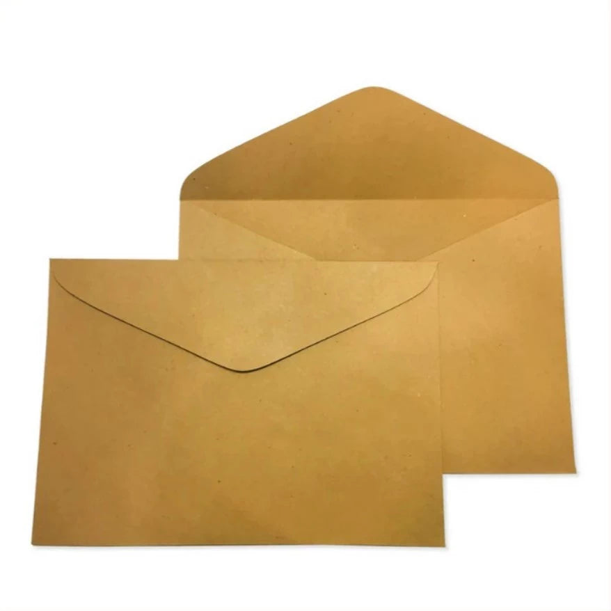 10pcs | BROWN ENVELOPE Short & Long - Office, School, Mailing Supplies, Letter Packaging