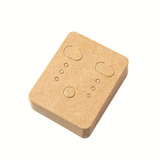 50pcs/Set Blank Kraft Paper Jewelry Holder Cards – Earring, Necklace, Keychain & Bracelet Display