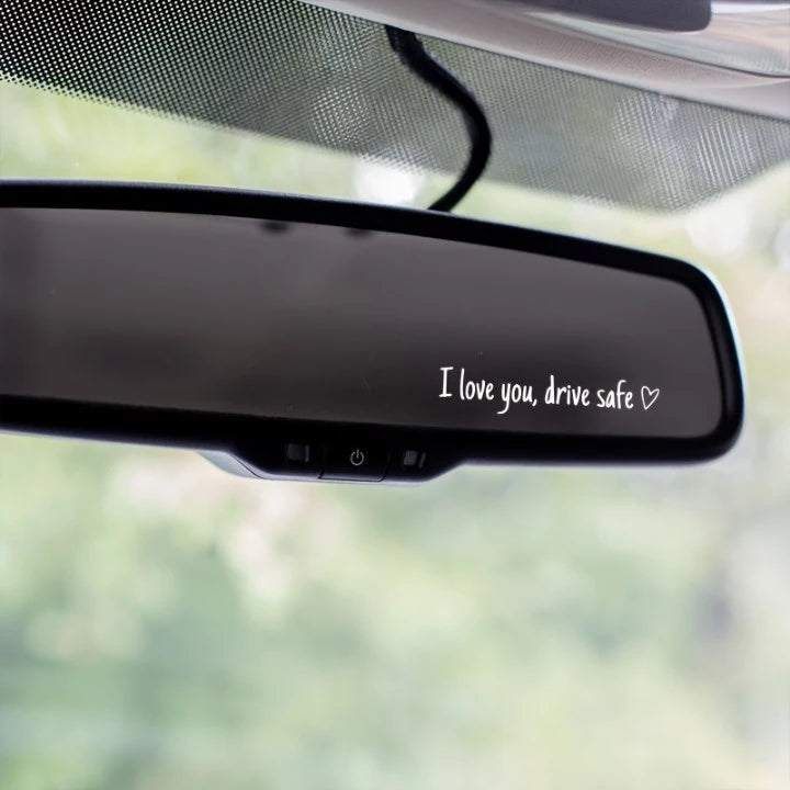 1PC Waterproof PVC Sticker for Motorcycles & Cars – Universal Rearview Mirror Decorative
