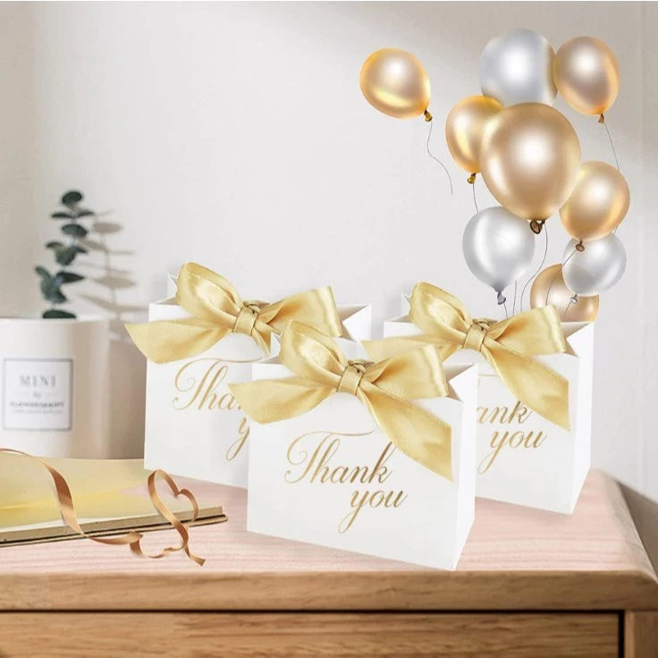 10pcs/set | Thank You Mini Gift Boxes - for Favors Wedding, Birthday, (Thick Kraft Paper)