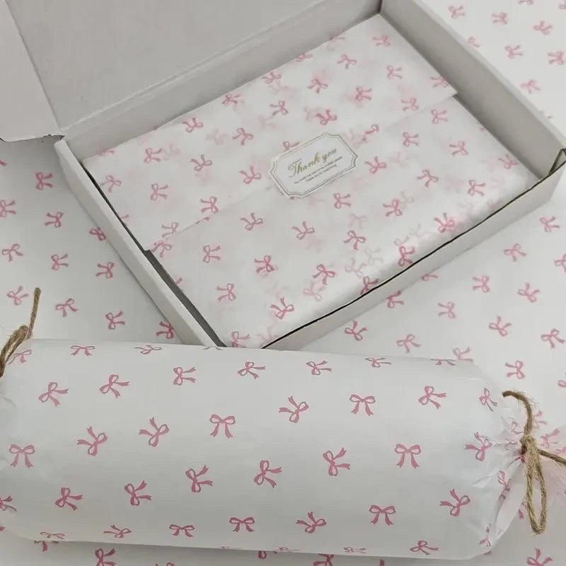 Snow Pear Paper Bouquet Wrapping-BOW And ROSE Paper Handmade DIY Gift Wrapping Decorations