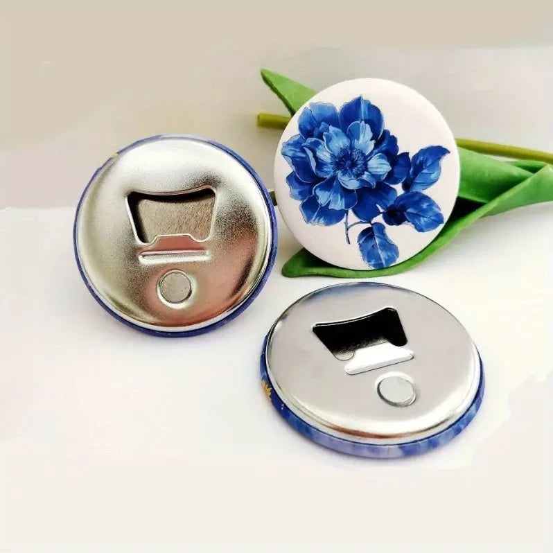 58MM (100pcs) Blank Badge Button Bottle Opener – Magnetic Tinplate