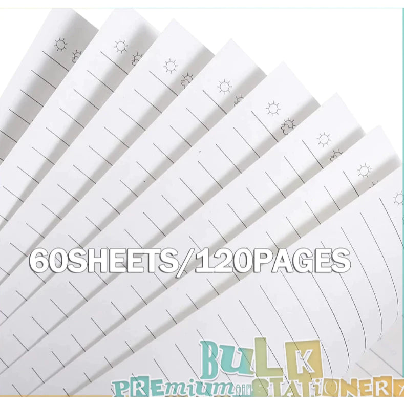 B5 Non-slip Loose-leaf Coil Notebook - horizontal line loose-leaf detachable Spiral notebook