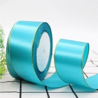 4cm double gold edge ribbon - satin ribbon, decorative ribbon, gift packaging, Ribbons