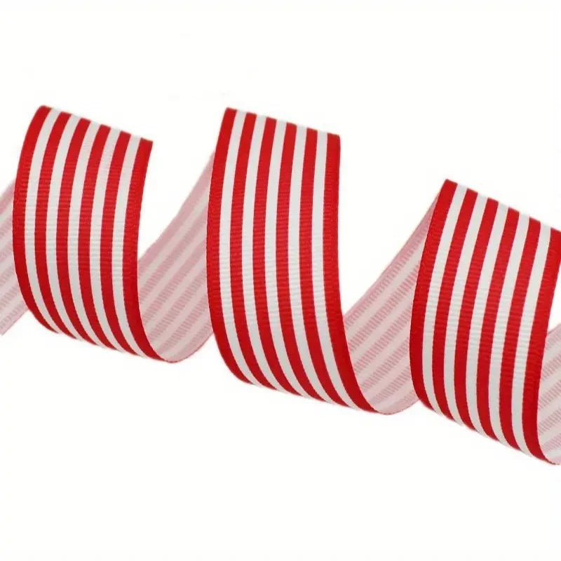25mm | 5 yards Wide Stripe Ribbon Fresh Flower Gift Box Packaging Polyester Durable Ribbon