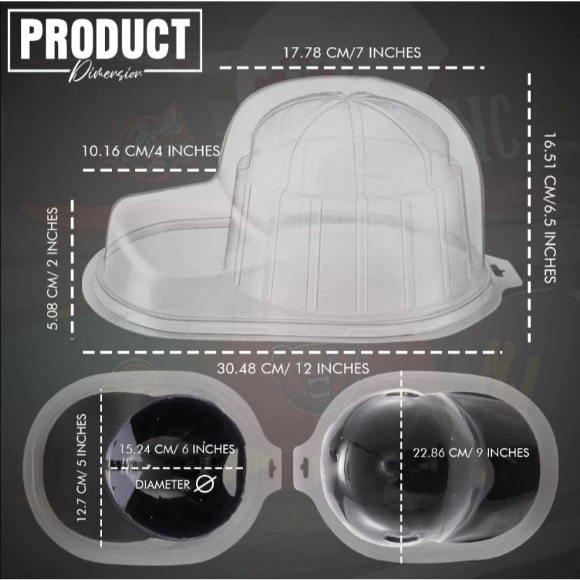 Cap Case Protector - Curve Brim & Flat Brim Transparent for Display and Collections