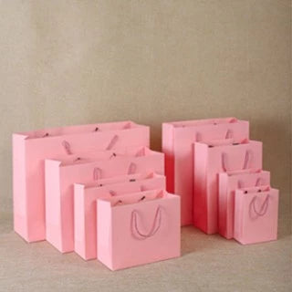 10PCS | PAHIGA Gift Paper Bag with Handles Craft Package Paper Gift Box Jewelry Birthday Decoration