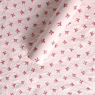Snow Pear Paper Bouquet Wrapping-BOW And ROSE Paper Handmade DIY Gift Wrapping Decorations