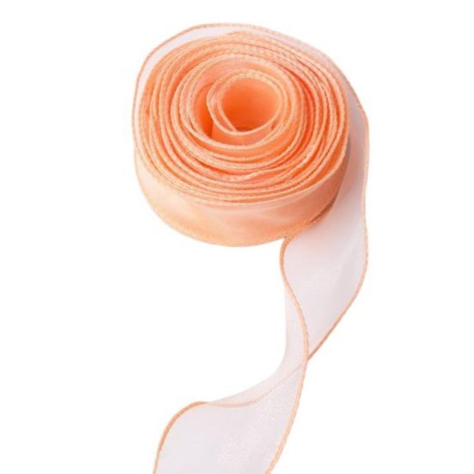 9m Wave Silk Korean Style Gold Edge Organza Ribbon Gift Wrapping Decoration Lace Ribbon