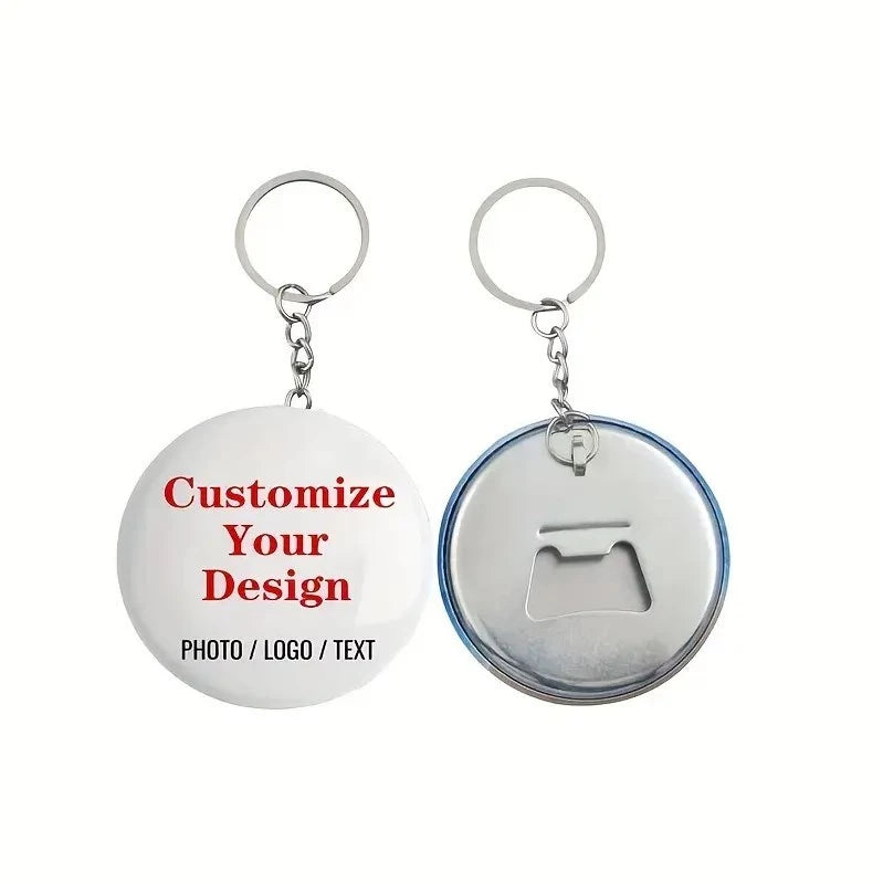 58MM (100pcs) Blank Badge Button Bottle Opener – Magnetic Tinplate