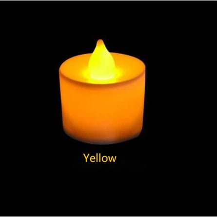 1pc LED Flameless Candle Lamp Tea Lamp Family Wedding Birthday Decoration Candlelight