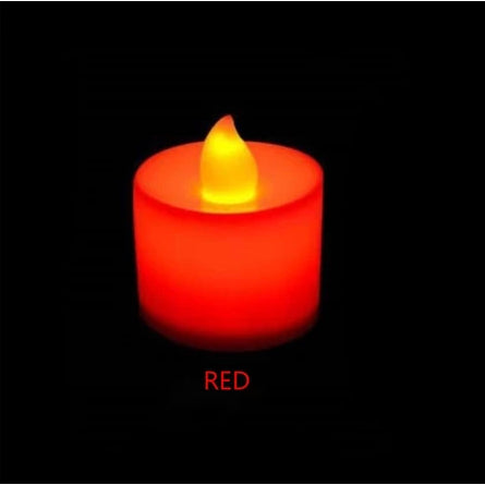 1pc LED Flameless Candle Lamp Tea Lamp Family Wedding Birthday Decoration Candlelight