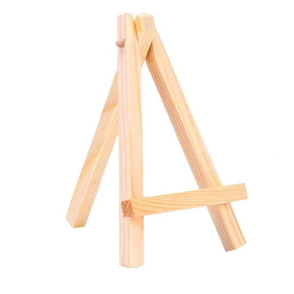 Mini Wood Display Easel Artist Small Wooden Easel Stand Art Craft Painting Triangle
