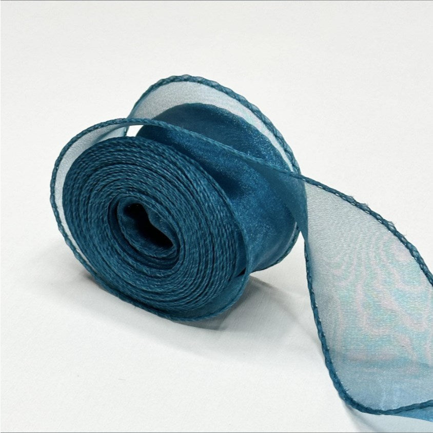 9m Wave Silk Korean Style Gold Edge Organza Ribbon Gift Wrapping Decoration Lace Ribbon