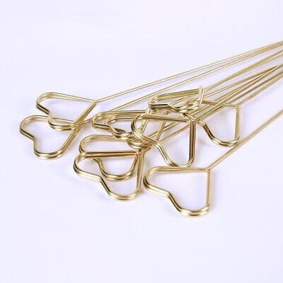 10pcs | Flower Bouquet Metal Card Holder / Photo Holder Golden color