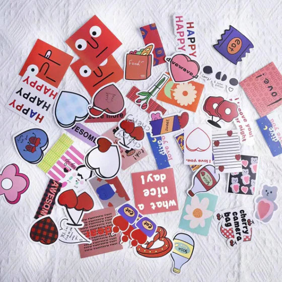 DIY A5/B5 128 Sheets notebook FREE 50pcs STICKER retro thick durable blank diary notepad