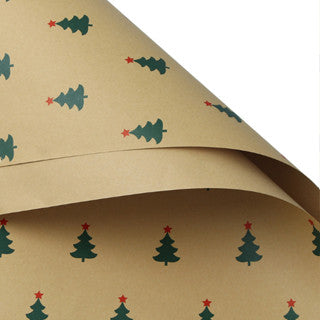 10 Sheets/roll CHRISTMAS Kraft Gift Wrapper Christmas Gift Present Paper Gift paper
