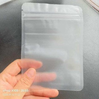 1pc Macaroon color ziplock bag, mobile phone case, jewelry ziplock bag