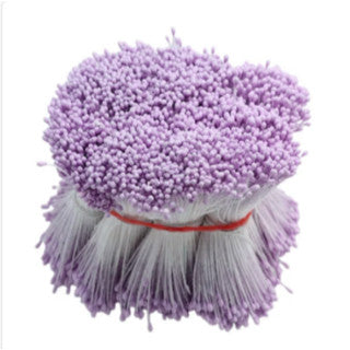 | 100PCS 8mm Fuzzy Wire Colored Chenille Wires Fluffy Sticks Stems Twist Tie for Kids