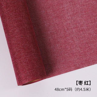(48cmx5yards) Flower colored linen roll retro floral diy material flower packaging