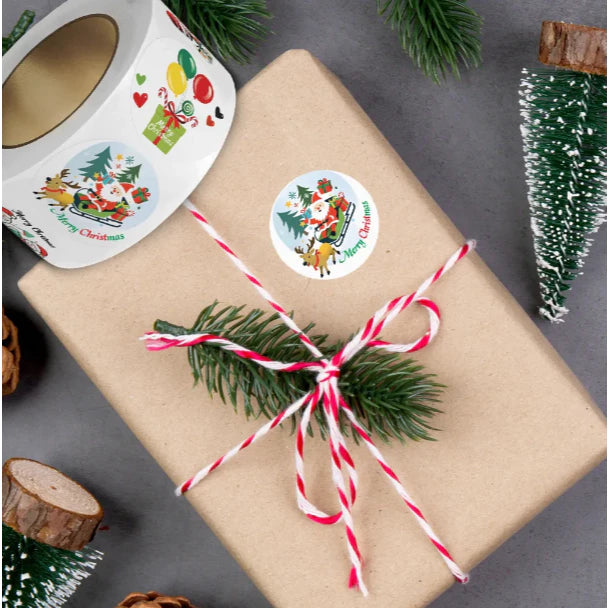 500pcs Christmas holiday stickers exquisite small gifts decorative customized sticker