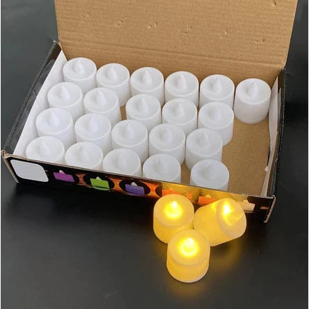1pc LED Flameless Candle Lamp Tea Lamp Family Wedding Birthday Decoration Candlelight
