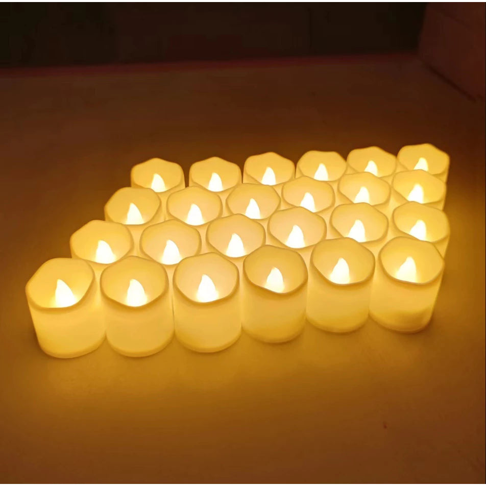 1pc LED Wave Candle electronic candle light wave mouth creative birthday party decoration