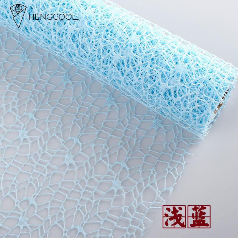 49cm x 5yards | Mesh Web Wrapping Paper Flower Paper Bouquet Jacquard Mesh