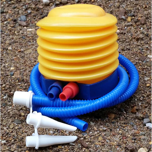 Balloon Air Pump Inflator Plastic DIY Hand Held Foot Pump Random Color