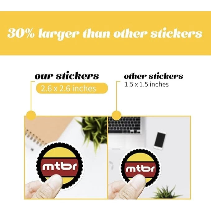 50pcs mountain bike stickers waterproof luggage notebook scooter water cup stickers