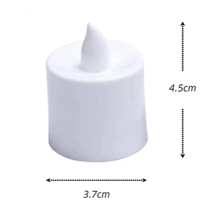 1pc LED Flameless Candle Lamp Tea Lamp Family Wedding Birthday Decoration Candlelight