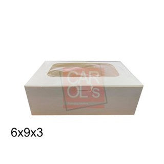 Pastry Box | Cup cake Box (Glossy White or Natural/Kraft) 2 Sizes