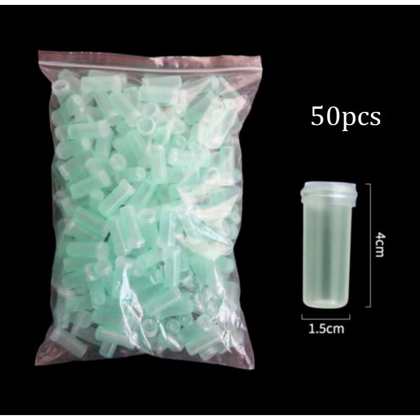 50pcs Plastic Floral Water Tubes - Flower Hydration Tubes for Roses & Small Blooms