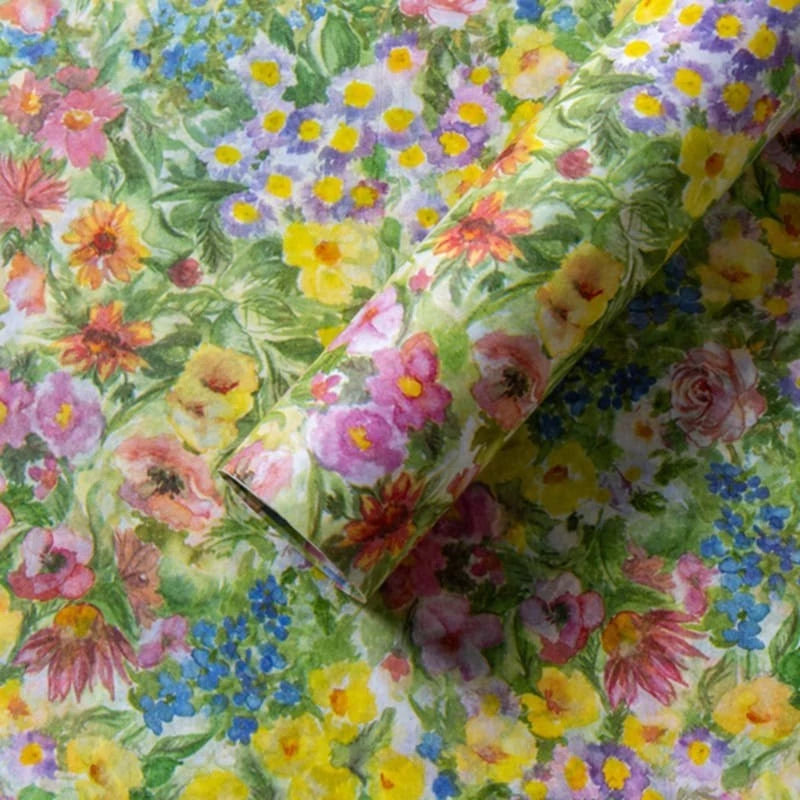 10pcs Spring FLOWER series Sydney paper flower bouquet wrapping paper printed tissue paper
