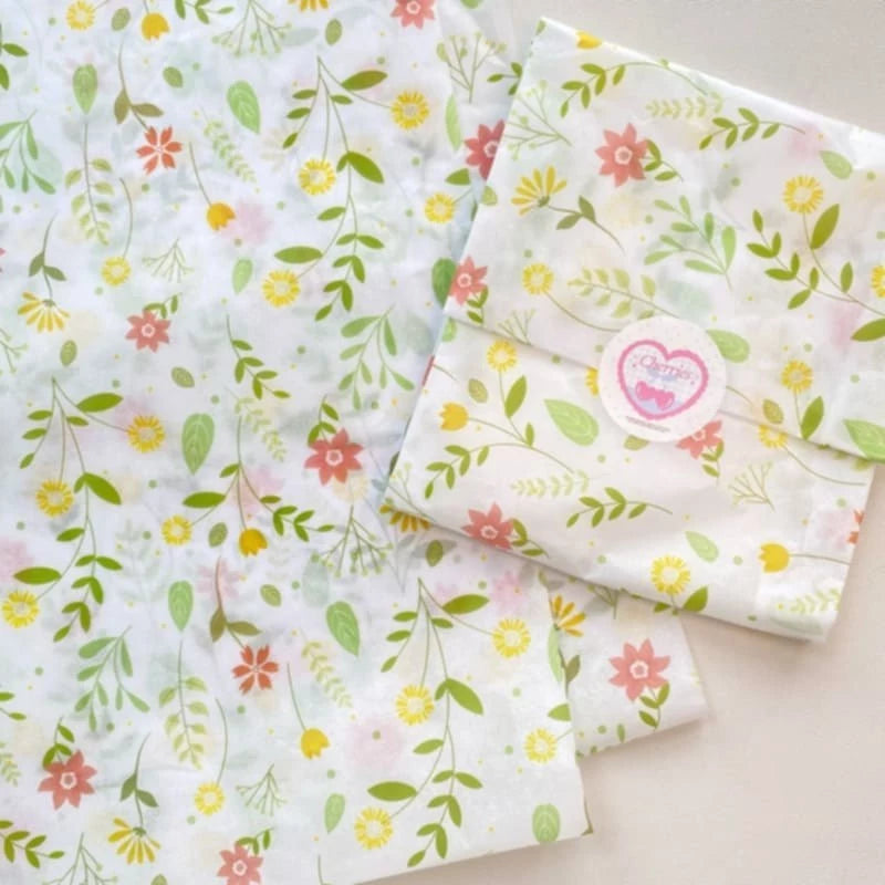 10pcs Spring FLOWER series Sydney paper flower bouquet wrapping paper printed tissue paper