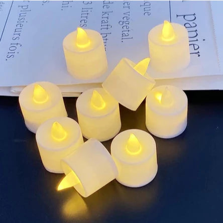 1pc LED Flameless Candle Lamp Tea Lamp Family Wedding Birthday Decoration Candlelight